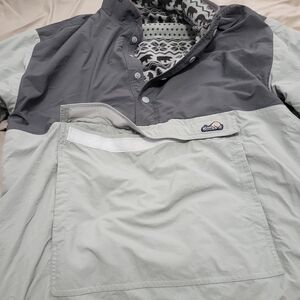 Chubbies Two-Tone Gray Men's Windbreaker